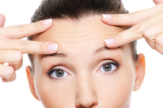 Female Face with Forehead Wrinkles - Treatment at Leor Clinic